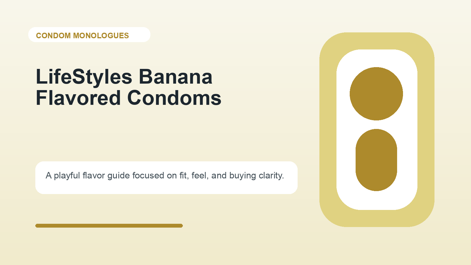 Exploring the Fun Side of Safe Sex: A Guide to LifeStyles Banana Flavored Condoms 🍌