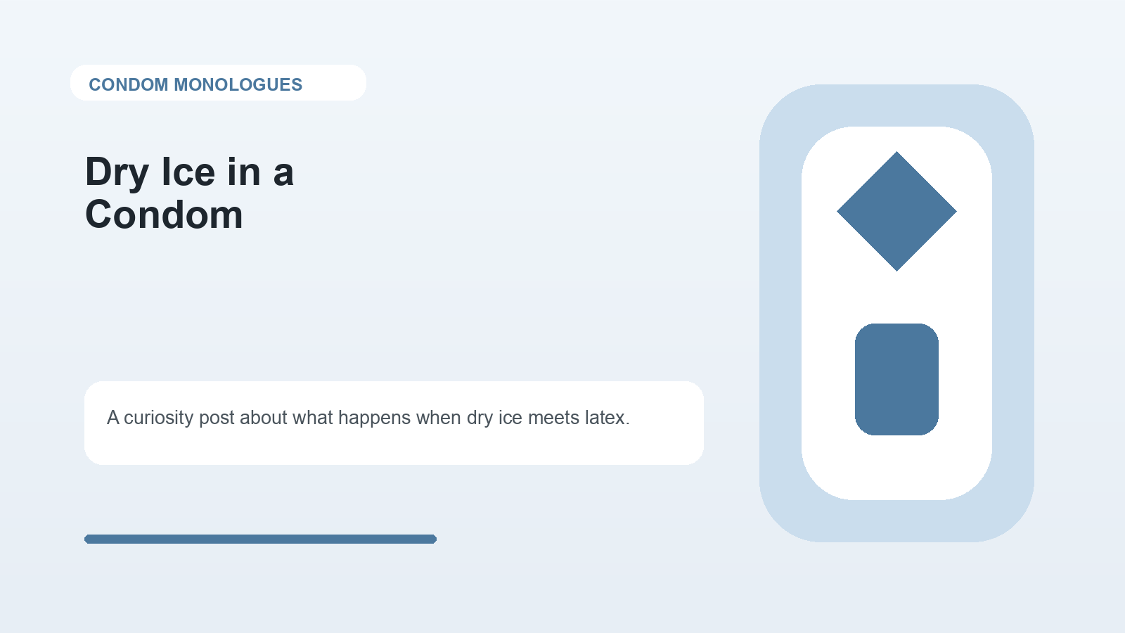 What Happens When You Fill A Condom With Dry Ice!