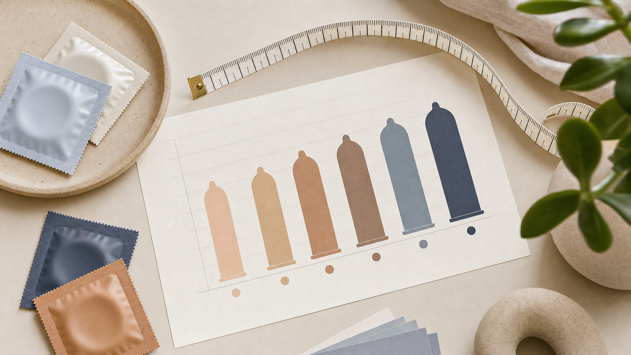 MYONE Condom Size Chart: Snug, Regular, Large, and Exact-Fit Widths