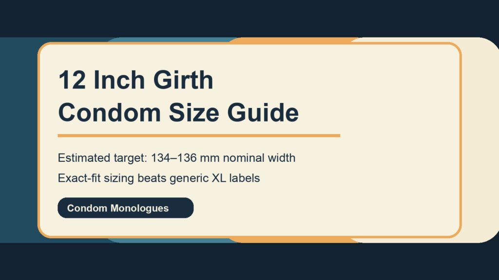 What Size Condom for a 12 Inch Girth? Width Guide